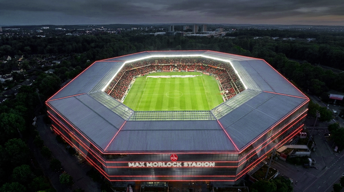 Draufsicht-Entwurf des neuen Max-Morlock-Stadions