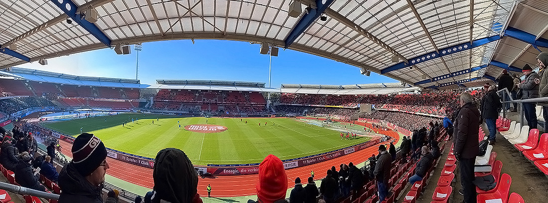 Das Max-Morlock-Stadion des 1. FC Nürnberg