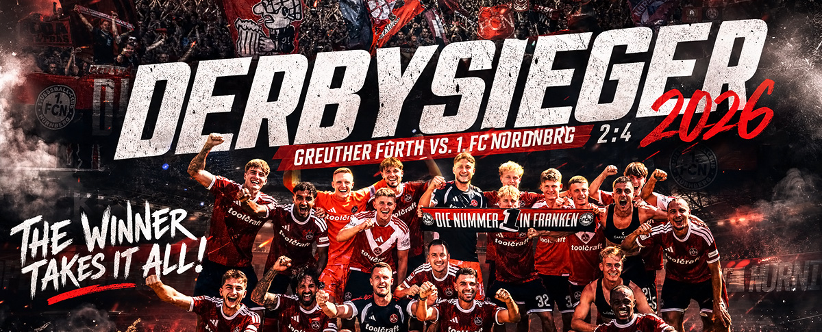 Derbysieger 1. FC Nürnberg