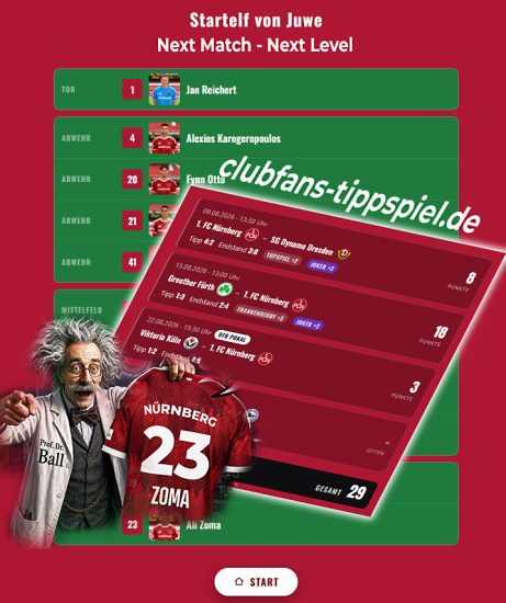 FCN clubfans Tippspiel
