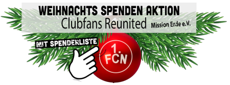 Clubfans Reunited Spendenaktion