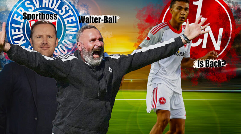 1. FC Nürrnberg gegen Holstein Kiel mit Tim Walter
