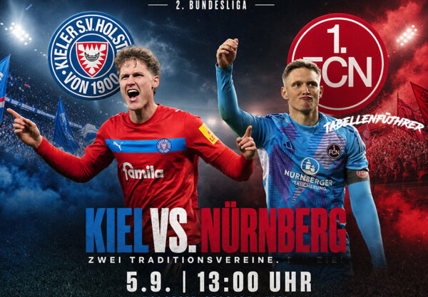 Holstein Kiel vs. 1. FC Nürnberg