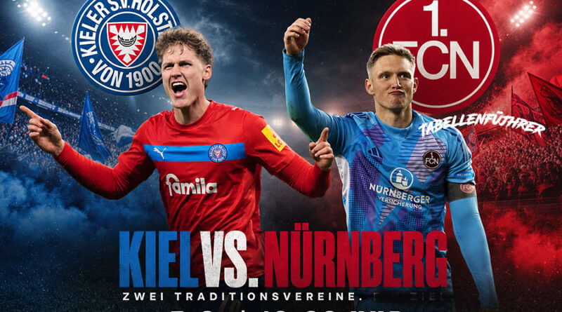 Holstein Kiel vs. 1. FC Nürnberg