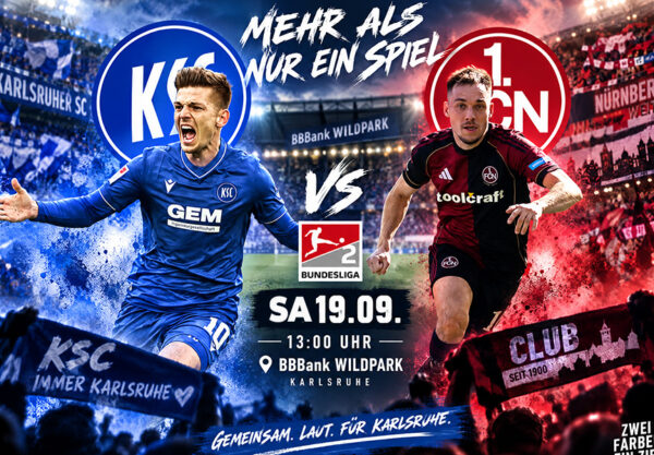 KSC vs. 1. FC Nürnberg