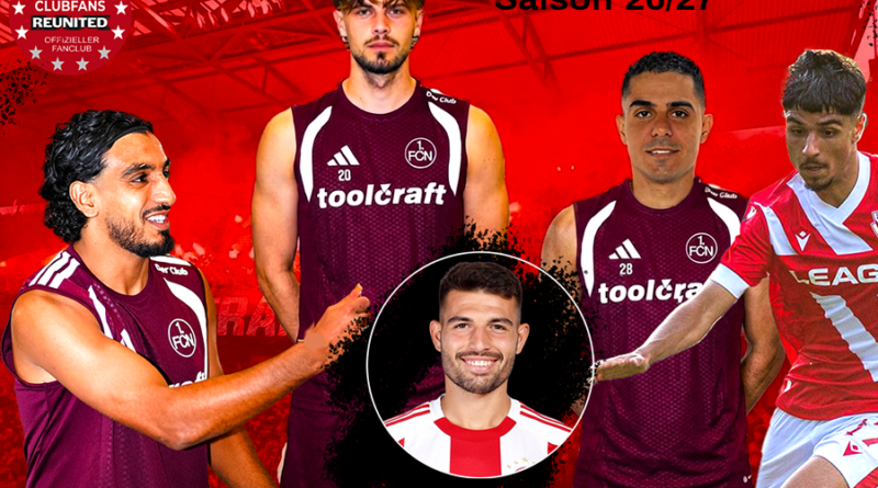 Neue Spieler 1. FC Nürnberg 26/27