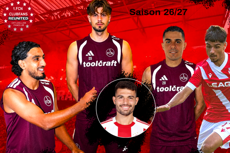 Neue Spieler 1. FC Nürnberg 26/27