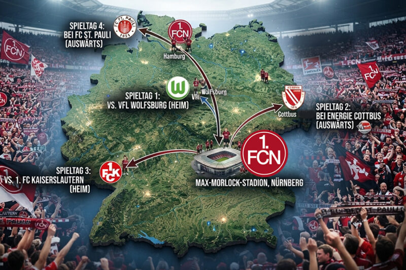 1. FC Nürnberg die nächsten 4 Spiele