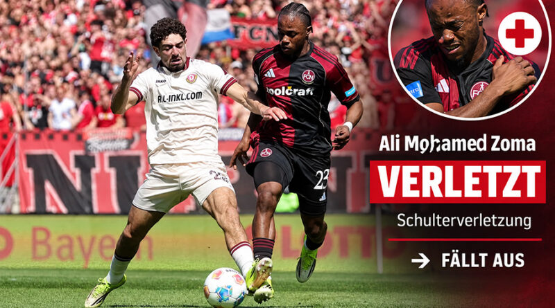 Ali Mohamed Zoma an der Schulter verletzt.